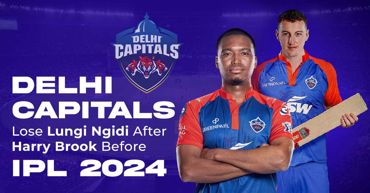 Delhi Capitals Lose Lungi Ngidi After Harry Brook Before IPL 2024