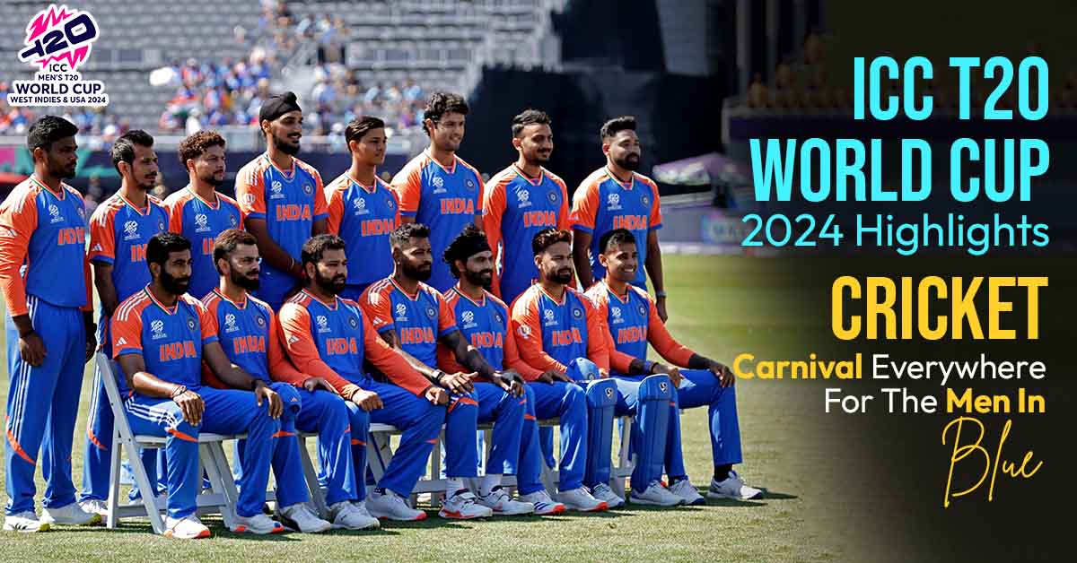 ICC T20 World Cup 2024 Highlights: Cricket Carnival Everywhere For The Men In Blue